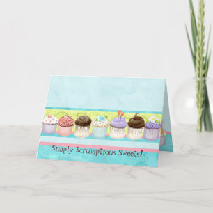 So viele Cupcakes! Notizkarte für individuelles K Karte
