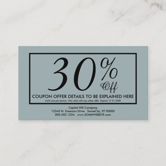 so viele danken yous Kuponkarte Rabattkarte (Vorderseite)