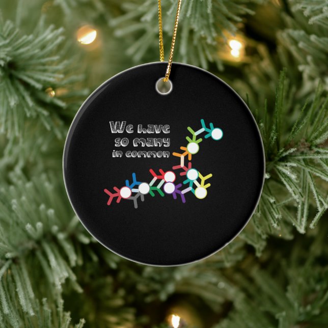 So viele gespendete Geschenke Keramik Ornament (Baum)