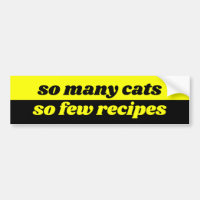 So viele Katzen so wenige Rezepte