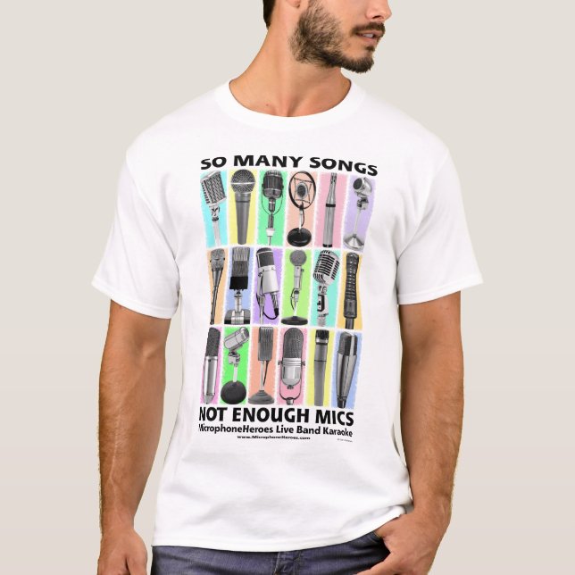 SO VIELE LIEDER - NICHT GENÜGEND MICS T-Shirt (Vorderseite)