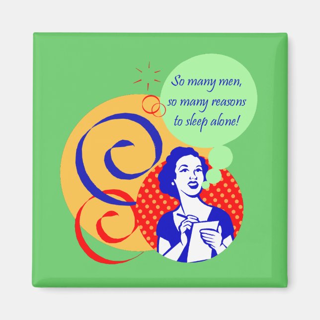 So viele Männer Magnet (Vorne)