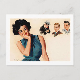 So viele Männer, so viele Auswahlmöglichkeiten, Vi Postkarte