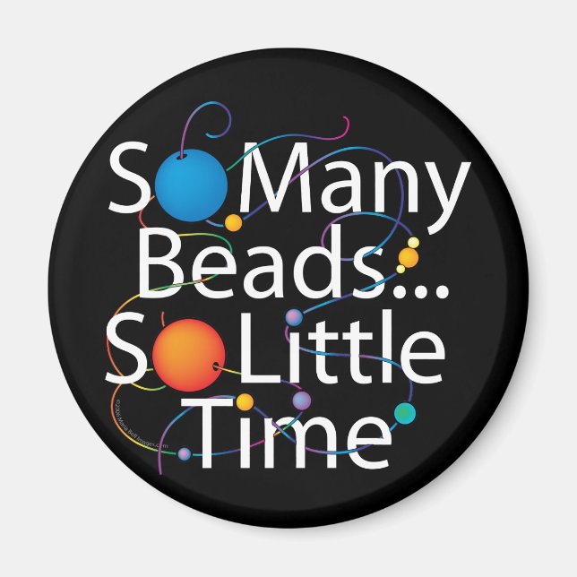 So viele Perlen neu Magnet (Vorne)