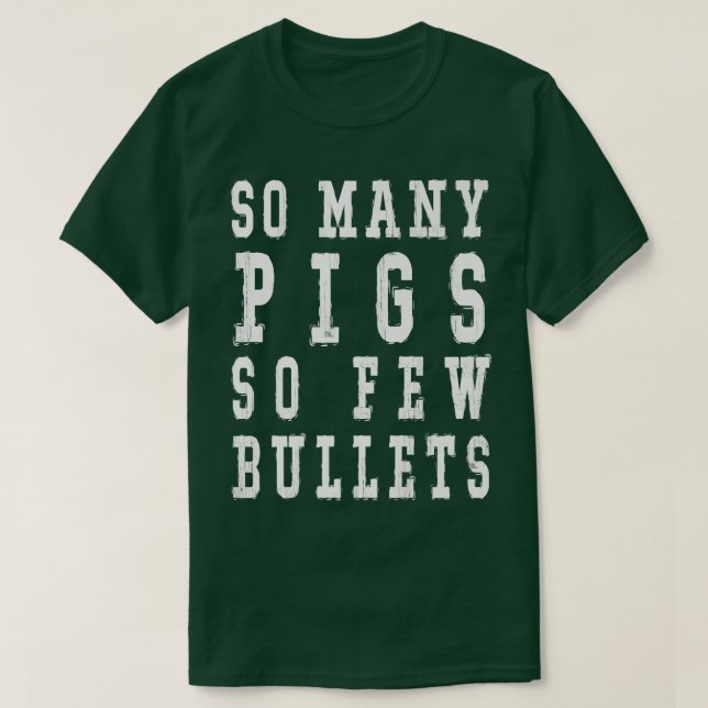 So viele Schweine so wenige Kugeln Premium T-Shirt (Design vorne)