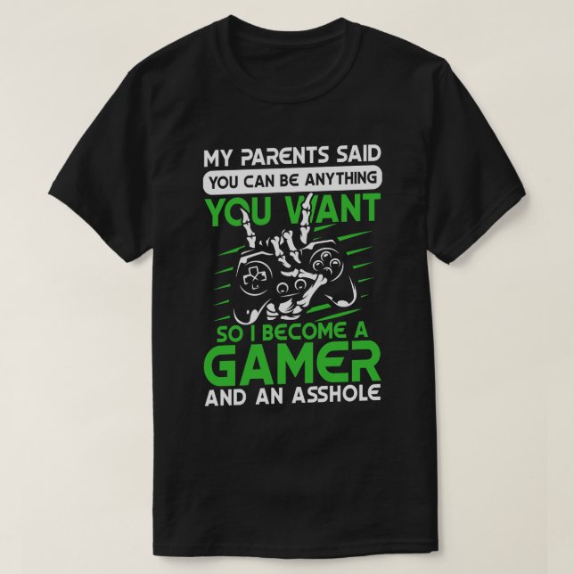 So werde ich ein Arcade-Spieler-Geschenk T-Shirt (Design vorne)