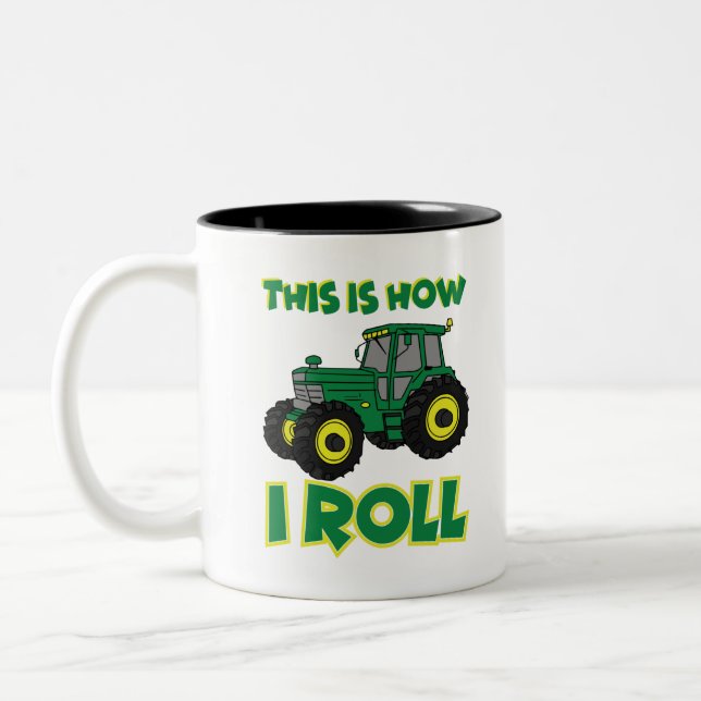 So werde ich rollen zweifarbige tasse (Links)