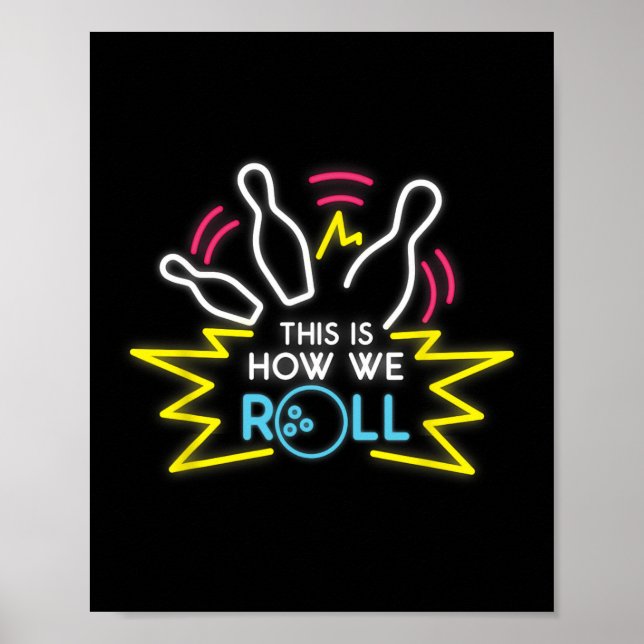 So werden wir den Bowling einsetzen Poster (Vorne)