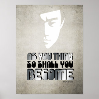 So, wie Sie denken, werden Sie Poster