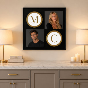 So wie wir sind Maßgeschneidertes Paar-Foto-Monogr Poster