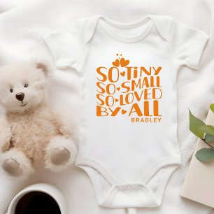 So winzig klein geliebt von allen Baby Neugeborene Strampler