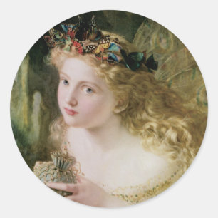 So wird Ihre Familie aus den schönsten Dingen gema Runder Aufkleber