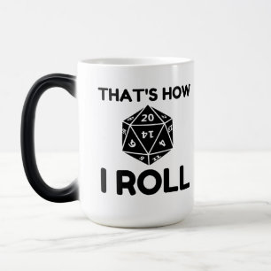 So würfle ich 20-seitige Würfel Verwandlungstasse