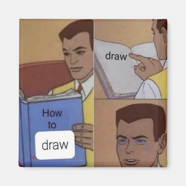 So Zeichne man Magnet (Vorne)