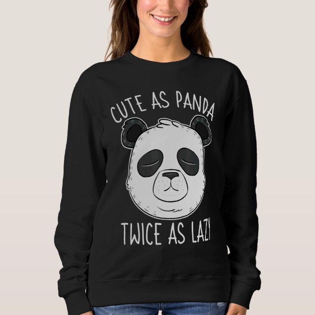 So zweimal wie Panda-Aktivisten Sweatshirt (Vorderseite)