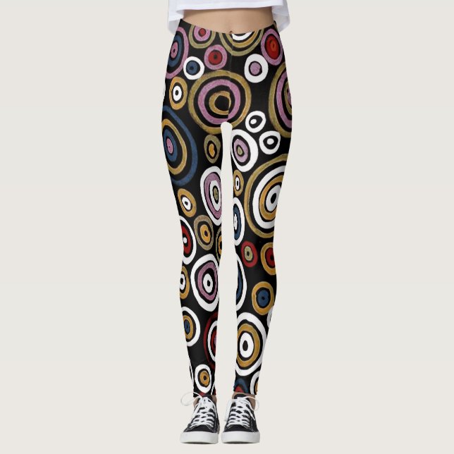 Soakage von australischen Aborigine-Künstlern Leggings (Vorderseite)