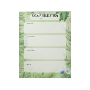 SOAP Bibel-Studien-Notizblock Notizblock