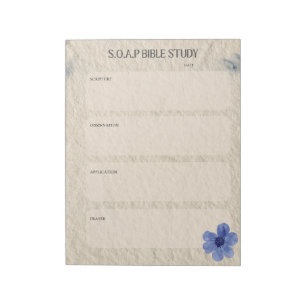 SOAP Bibel-Studien-Notizblock Notizblock
