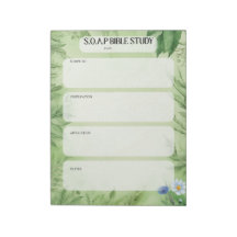 SOAP Bible Study Notepad