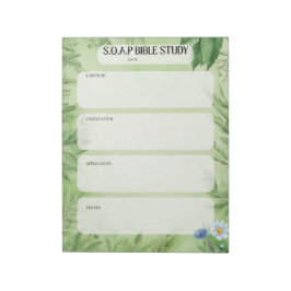 SOAP Bible Study Notepad Notizblock