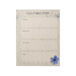 SOAP Bible Study Notepad Notizblock