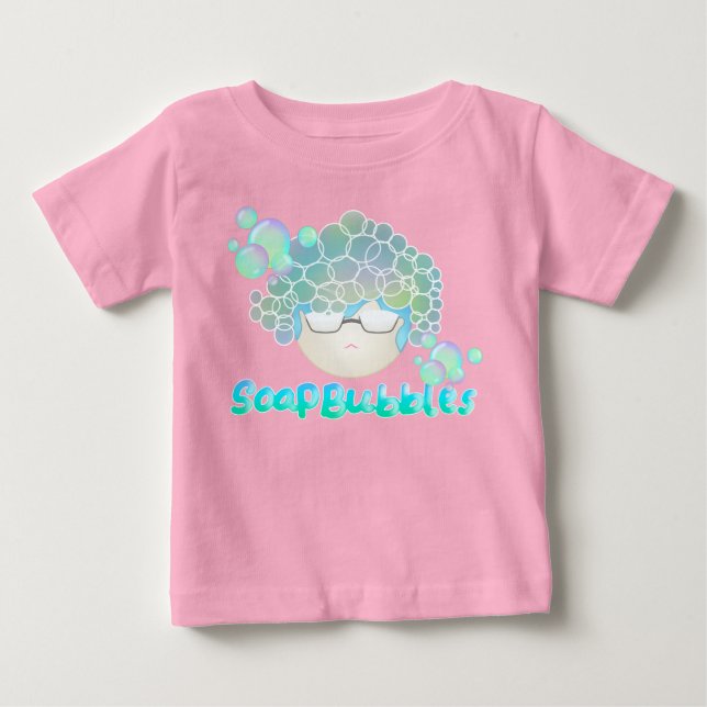 Soap Bubbles Baby Pink T-shirt (Vorderseite)