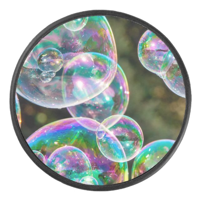 Soap bubbles eishockey puck (Vorderseite)