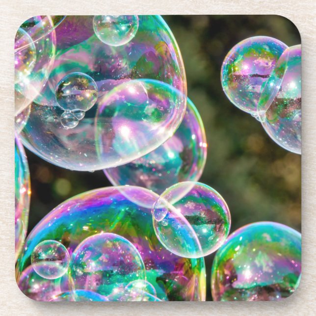 Soap bubbles getränkeuntersetzer (Vorderseite)