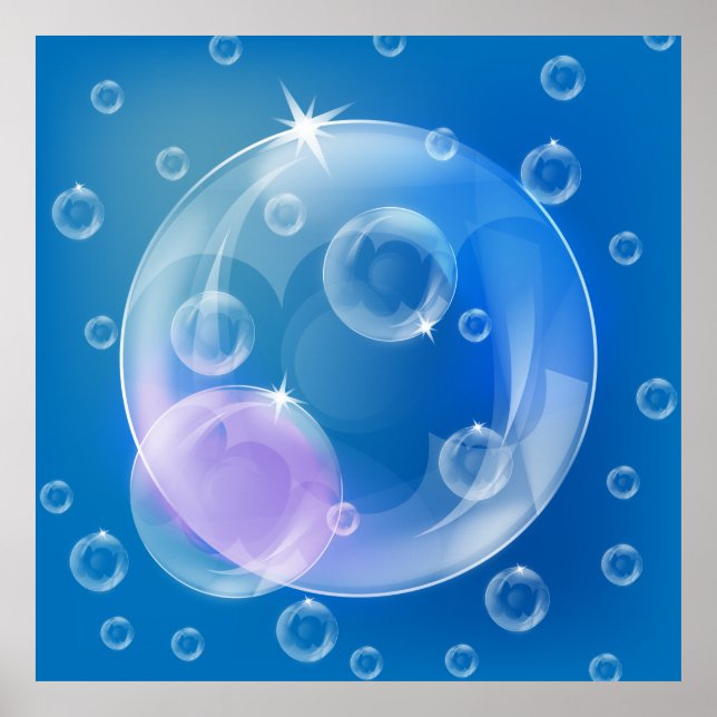 Soap bubbles poster (Vorne)
