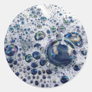 Soap Suds Runder Aufkleber
