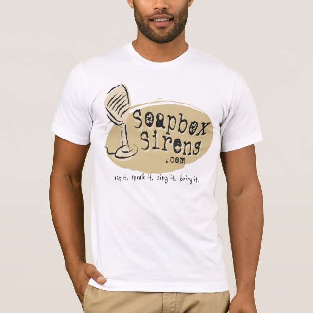 Soapbox-Sirene-langes Hülsen-T-Shirt T-Shirt (Vorderseite)