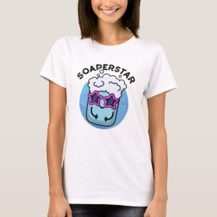 Soaperstar Funny Superstar Soap Puff T-Shirt