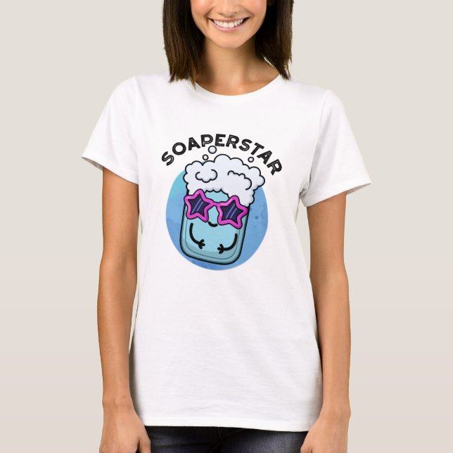 Soaperstar Funny Superstar Soap Puff T-Shirt (Vorderseite)