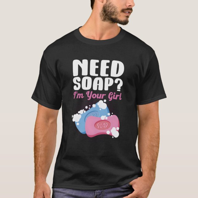 Soapmaker Handmade Soap Making Enthusiasten T-Shirt (Vorderseite)