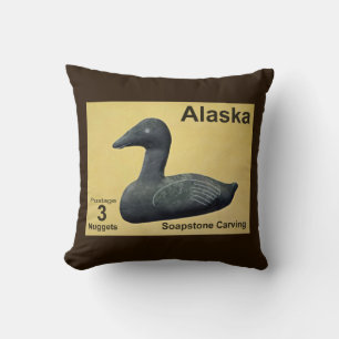 Soapstone Eider Duck Kissen