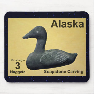 Soapstone Eider Duck Mousepad