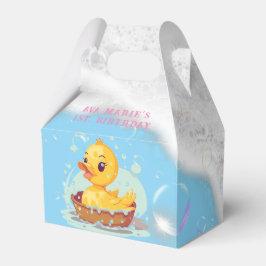 Soapy Yellow Rubber Duck Girl 1. Geburtstag Party Geschenkschachtel