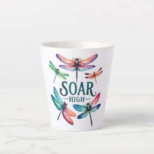 Soar High - Artistic Dragonfly Milchtasse