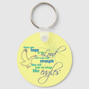 Soar on Wings Christian Scripture keychain Schlüsselanhänger