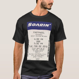 Soarin´ Epcot Fastpass Sticker T-Shirt