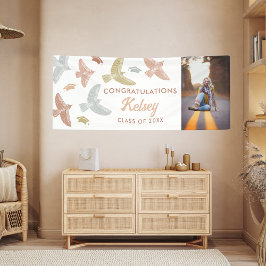 Soaring Boho Birds Abschluss Foto Banner