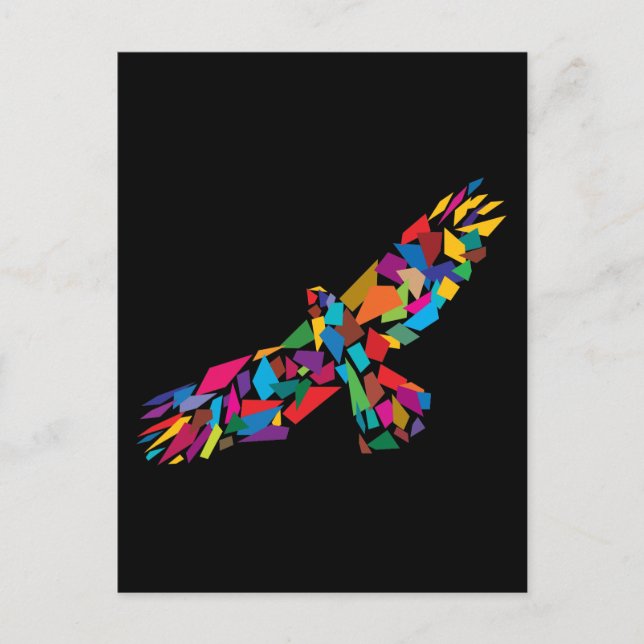 Soaring Eagle Postkarte (Vorderseite)