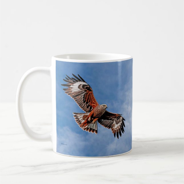 Soaring Red Kite Kaffeetasse (Links)