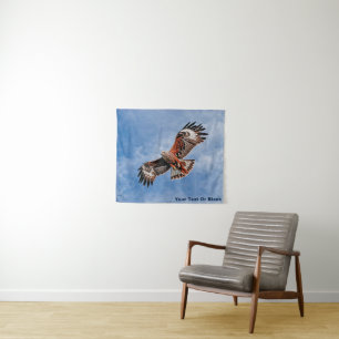 Soaring Red Kite Wandteppich
