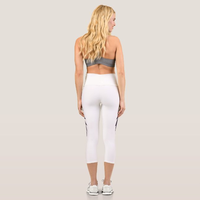 Soaring Spirit Crystal Eagle Capri Leggings (Rückseite)