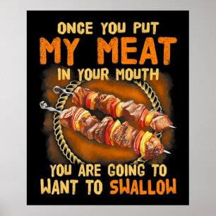 Sobald du mein Fleisch im Mund ausgezogen hast Fu Poster