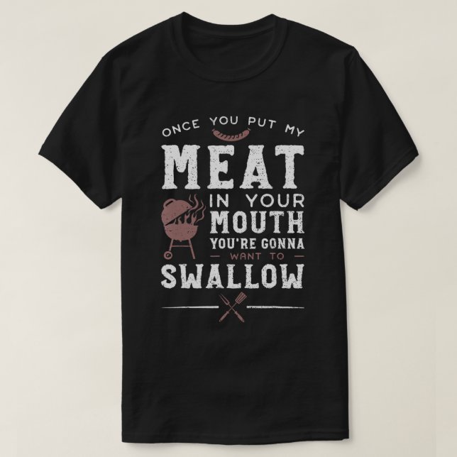 Sobald du mein Fleisch in den Mund getan hast, Wil T-Shirt (Design vorne)
