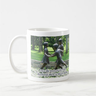 Sobald wir die Kinder… bronzierten Tasse