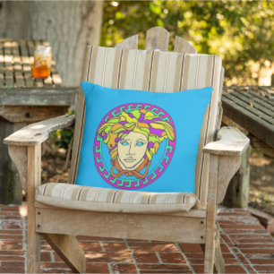 SoBe Miami Medusa Patio Pillow Kissen