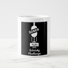 Sober AF Alkoholische Addictive Erholung Jumbo-Tasse